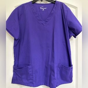 Purple scrub top!